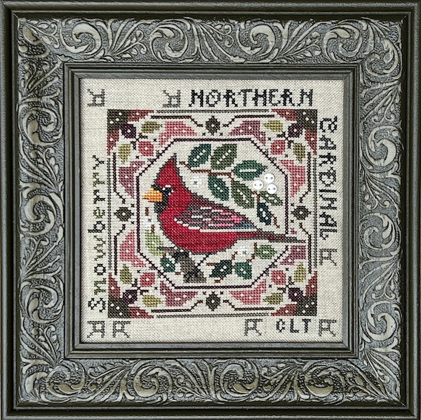 #119 Birdie & Berries – Northern Cardinal